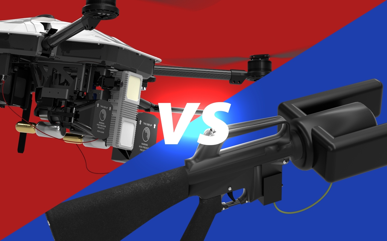 Máy Đánh Chặn Drone so với Máy Gây Nhiễu Drone Interceptors vs. Drone Jammers & Spoofers Giả Mạo Drone